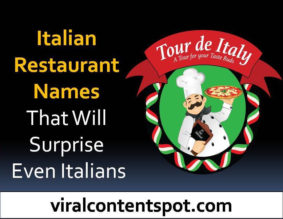 Italian Restaurant Names