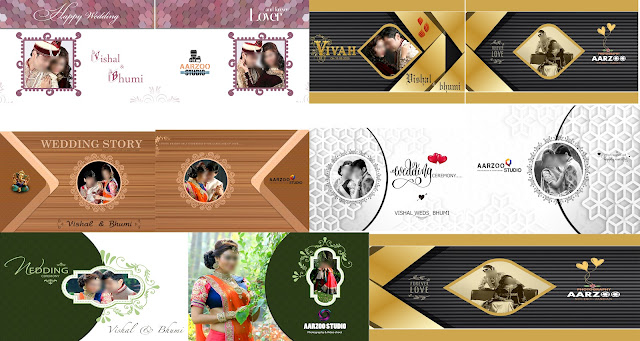 wedding album inner psd templates