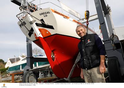  Philippe Péché a mis à l'eau son PRB pour la Golden Globe Race.