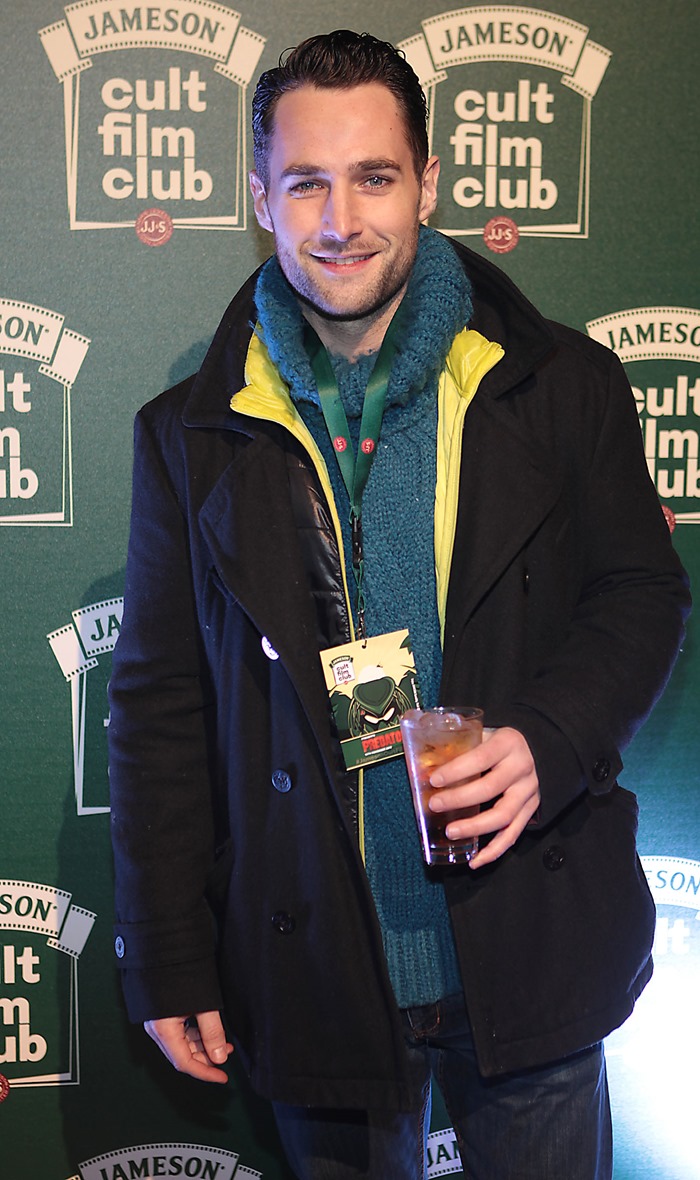 Sam Homan at the Jameson Cult Film Club screening of Predator at The Mansion House Dublin.
Picture:Brian McEvoy
 