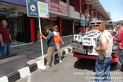 Satpol PP Kuningan Pasang Plang Perda Dilarang Berjualan Di 3 Area Siliwangi