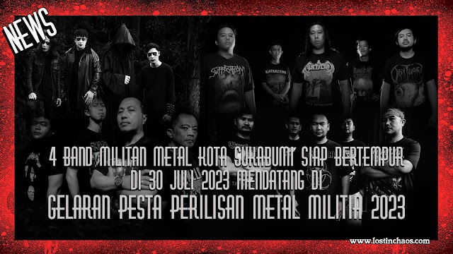 4 BAND MILITAN METAL KOTA SUKABUMI SIAP BERTEMPUR DI GELARAN PESTA PERILISAN METAL MILITIA 2023