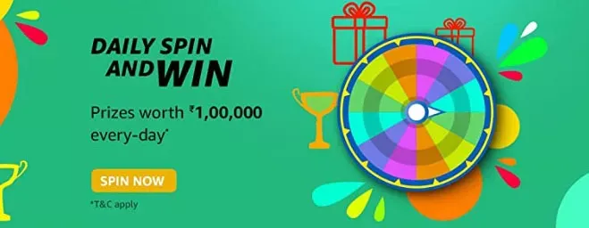 Amazon Daily Spin and Win