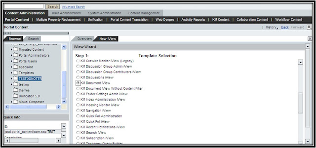 How to Create a KM Document Iview in SAP EP onlysapep.blogspot.in only sap ep  blogspot 