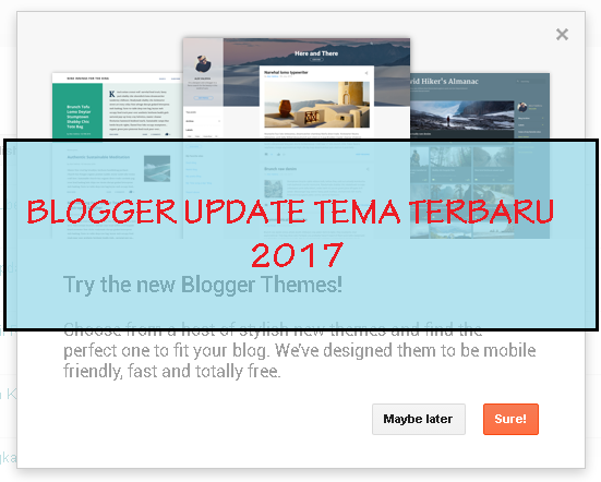 Blogger Update Template
