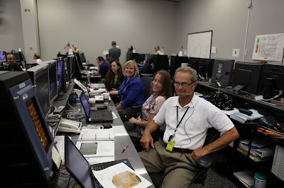 TIC Team on console during STS-135