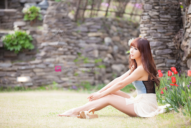 3 Cheon Bo Young Outdoor -Very cute asian girl - girlcute4u.blogspot.com