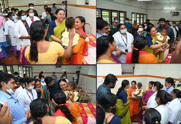 Suffered baby rescued Thiruvananthapuram Medical College and SAT Hospital Staff And Doctors,  Thiruvananthapuram, News, Health,  Health and Fitness, Health Minister, Veena George, Hospital, Treatment, Child, Kerala