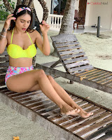 Neha Malik in Yellow Bikini Beautiful Actress Model in Spicy Yellow Bikini Pics .XYZ Exclusive 08.jpg