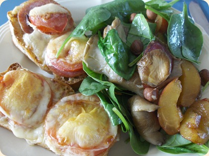 Bruschetta med efterårssalat