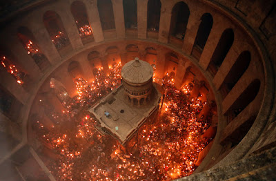 Holy Fire at Holy Sepulchre