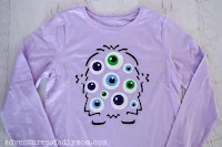 monster eyes t-shirt