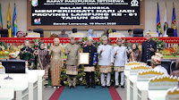 Ketua DPRD Ahmad Giri Akbar Buka Rapat Paripurna Istimewa HUT Provinsi Lampung Ke 61