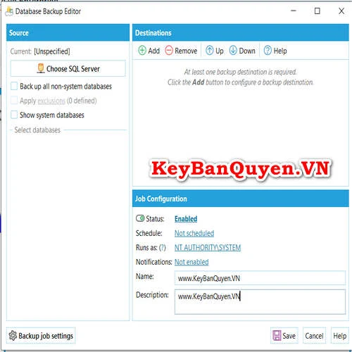 Bán key bản quyền SQL Backup Master Standard , Pro , Site và Enterprise.