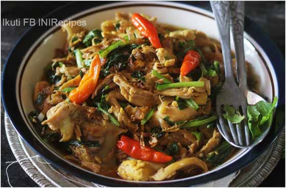 Resep Membuat Ayam Sawi Masak Kecap (Krengsengan Ala Kaki Lima)