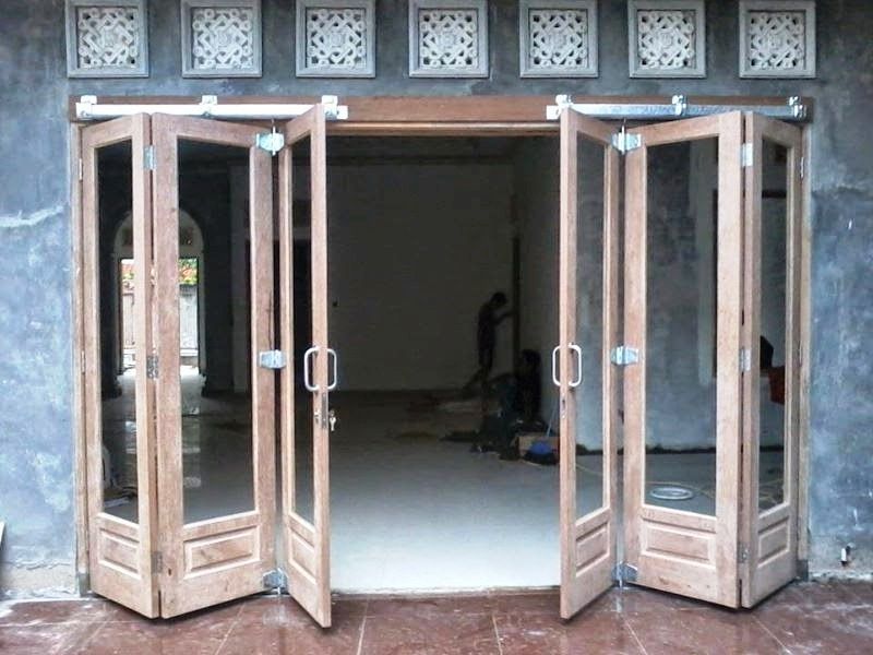 25 model  desain pintu  besi  minimalis modern lipat geser 