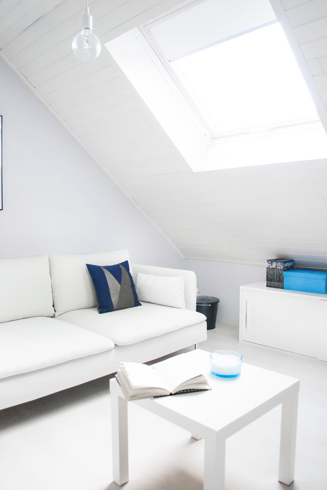 Ikea soderhamn sofa, maison popineau, ikea lack, white interior, scandinavian, interior design, velux