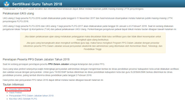  Sebentar lagi UTN Ulang bagi guru yang belum lulus UTN akan dilakukan Cara Cetak Kartu UTN Ulang 2018