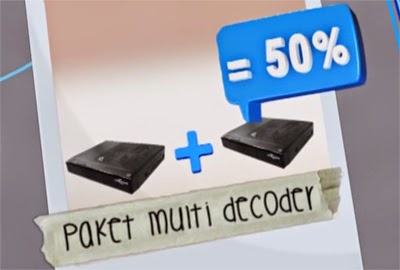 Indovision Multi Decoder Diskon 50 % Untuk Decoder ke-2