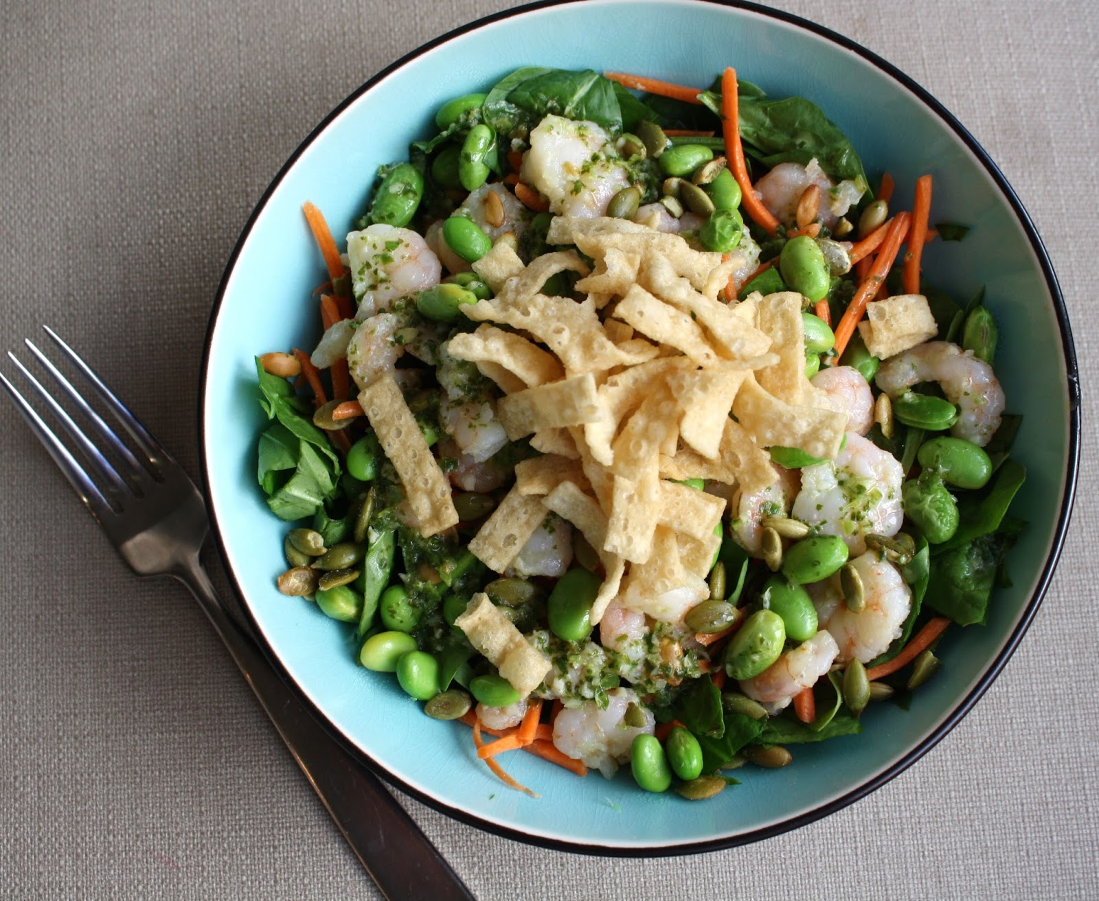 what's for dinner?: chopped thai shrimp salad... 20 minutes