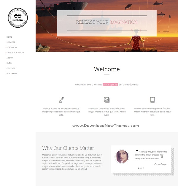 Flavorful and Minimalistic WP Theme 