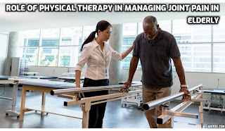 "Role of Physical Therapy in Managing Joint Pain in Elderly”. This blog will explain clearly how physical therapy can play a crucial role in managing joint pain and improving mobility in the elderly. This blog will also clearly list out the specialized exercises, manual therapy techniques, and assistive devices that can help seniors regain independence and live a more active lifestyle.  #PhysicalTherapy, #JointPain, #ElderlyJointPainRelief, #PhysicalTherapyForSeniors, #JointPainManagement, #HealthyAging, #StayActiveStayPainFree, #MobilityMatters, #SeniorHealth, #PainFreeLiving, #TherapyForJointPain, #ActiveAging, #JointPainRelief, #ElderlyWellness, #PhysicalTherapyWorks, #HealthyJoints, #PainManagement, #SeniorFitness, #JointHealth, #AgingWithGrace, #TherapyForSeniors, #PainFreeElderly,