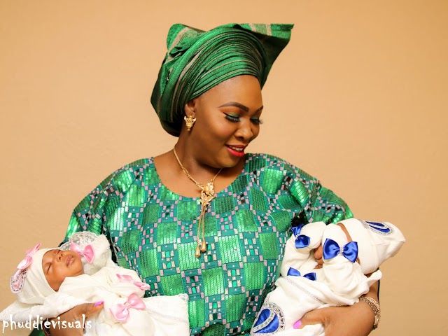 Clothing Merchant Temmy T Holds Baptism & Dedication For Her Twins ln The US