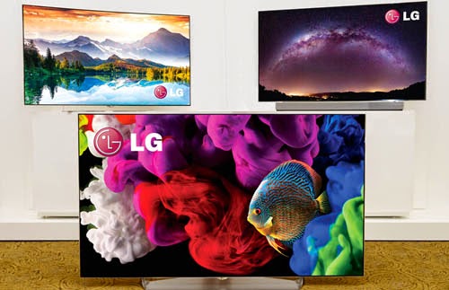 LG 4K OLED TV lineup