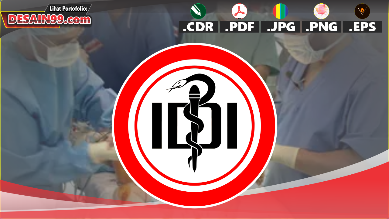 File Mentah Logo IDI (Ikatan Dokter Indonesia) Vektor  format cdr png eps pdf ai