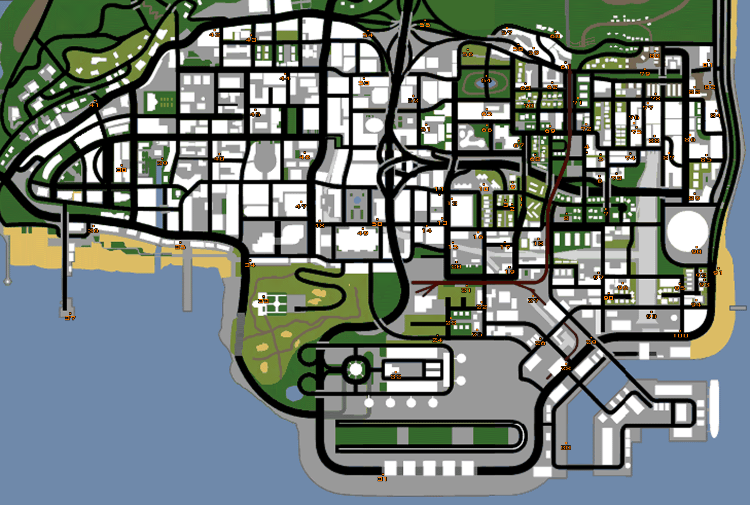 GTA San Andreas: GTA SA MAPS......