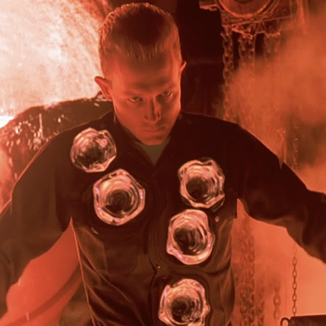 How T-1000's Bullet Holes Were Made : 「ターミネーター 2 : ジャッジメント・デイ」の液状化する T-1000 の弾痕の作り方 ! !