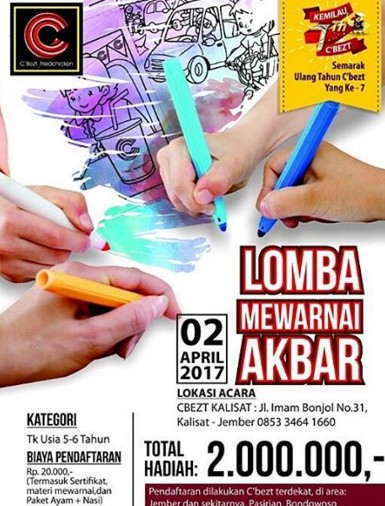  lomba  mewarnai  anak tk  hadiah 2 juta