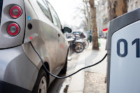 Car charging (Credit: Hakan Dahlstrom Flickr) Click to Enlarge.