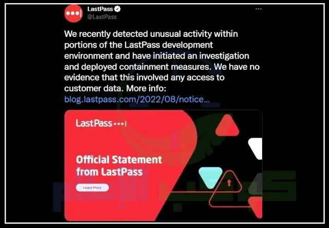 خرق بيانات LastPass كيف حدث ذلك