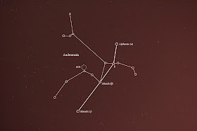 andromeda star chart