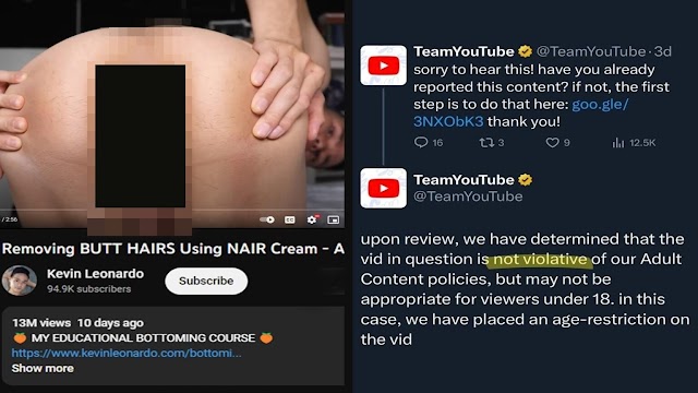 O YouTube se Recusa a Remover Vídeo de Homem Exibindo Seu Ânus, Alegando "Nenhuma Violação" das Políticas