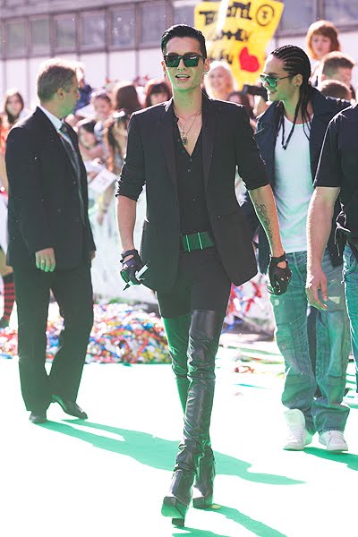 Fashion  on Th  Entertainment  The Kaulitz Twins Bringing Fashion Havoc In Russia