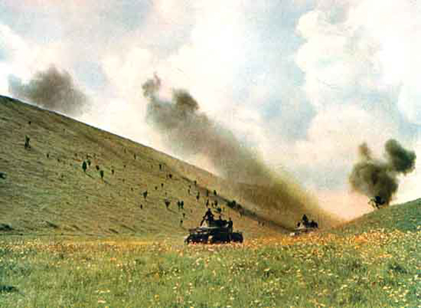 German troops in the Caucasus color photos of World War II worldwartwo.filminspector.com
