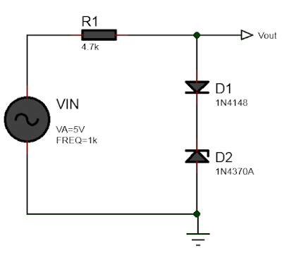 clipping circuit with zener diode