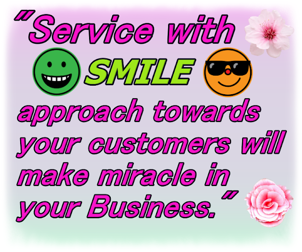 Service with smile image