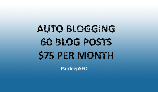 Auto Blogging Service
