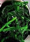 Seasoned spinach