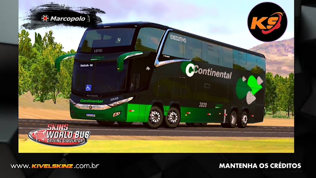 PARADISO G7 1800 DD 8X2 - VIAÇÃO CONTINENTAL BLACK