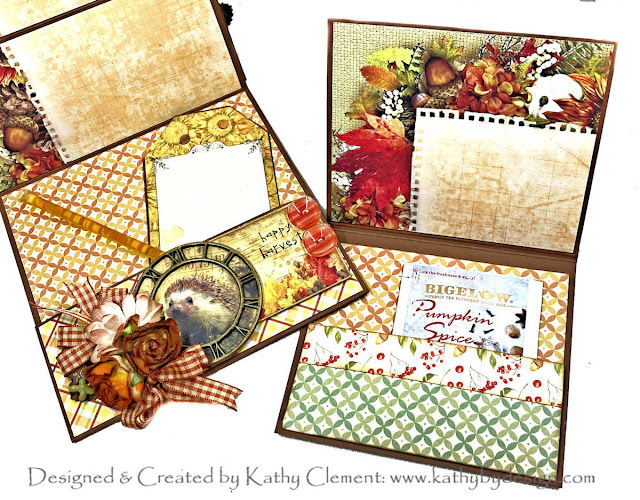 Ciao Bella Sound of Autumn, Really Reasonable Ribbon, Kathy Clement