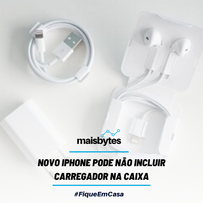 [NOVO IPHONE PODE NÃO INCLUIR CARREGADOR NA CAIXA]