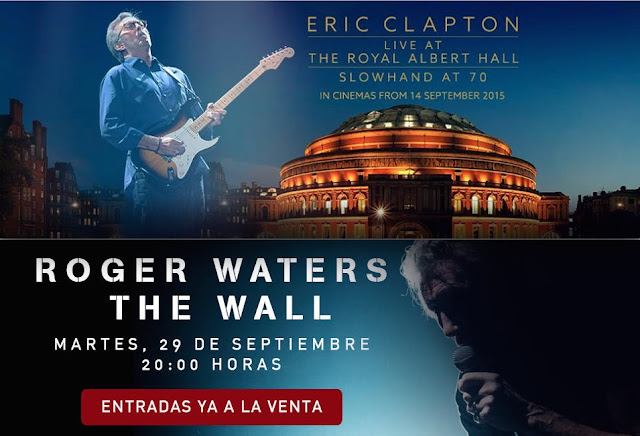 Proyecciones sobre Eric Clapton y Roger Watters