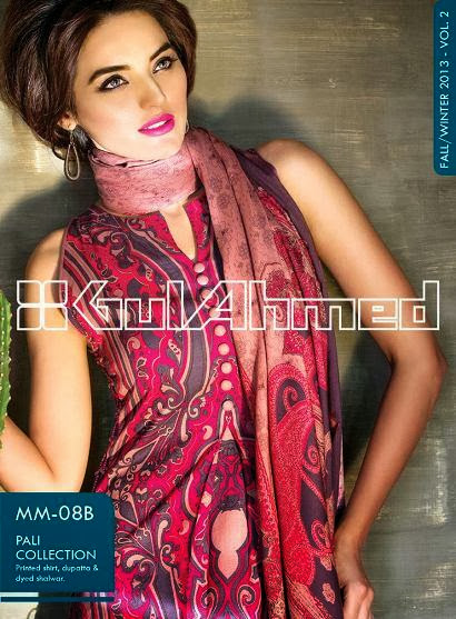 New Winter Dress 2013-14 For Women And Girls By Gul Ahmed