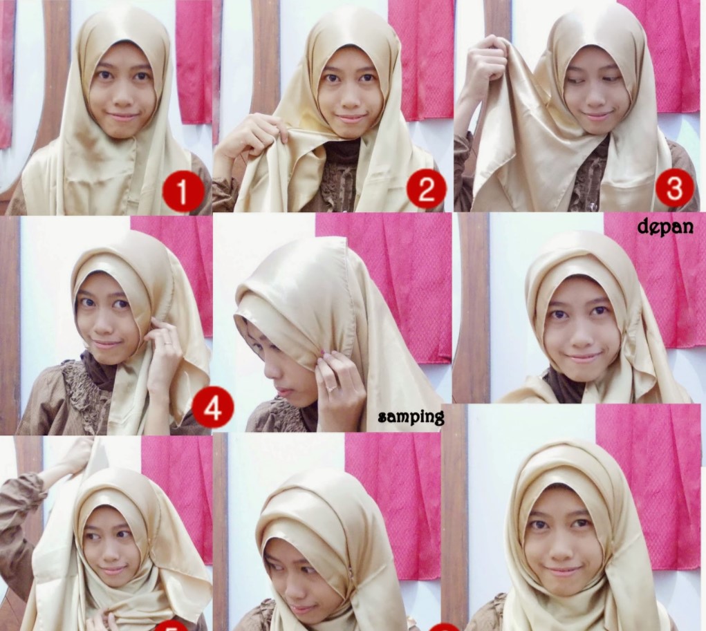 50 Tutorial Hijab Pesta Kondangan Pernikahan Segi Empat Simpel