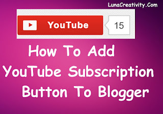 Adding YouTube subscribe button in your website (wordpress / Blogger)