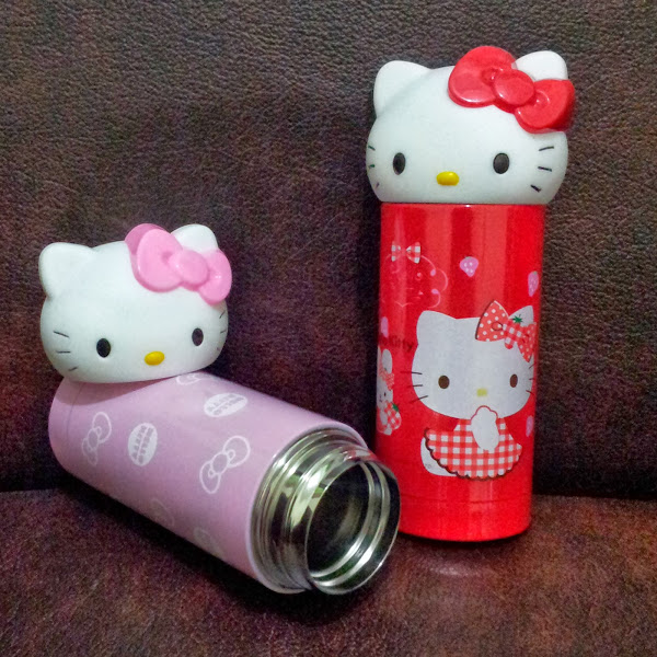 Jual Termos Kepala Hello Kitty Grosir Ecer Murah Pink Merah